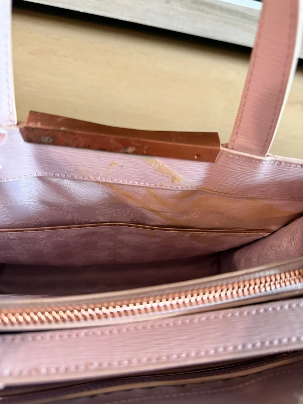 Ted Baker Pink Bow Leather Bag